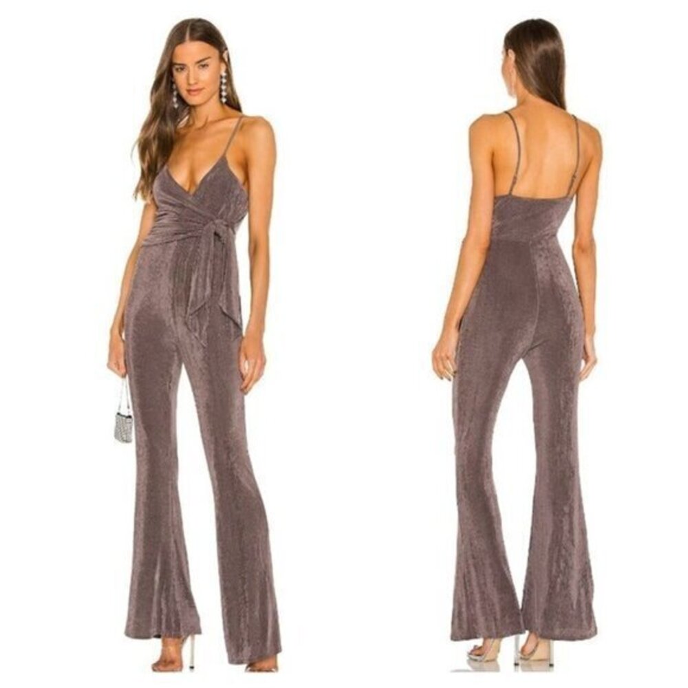 Michael Costello xREVOLVE Irene Jumpsuit - Light Grey
